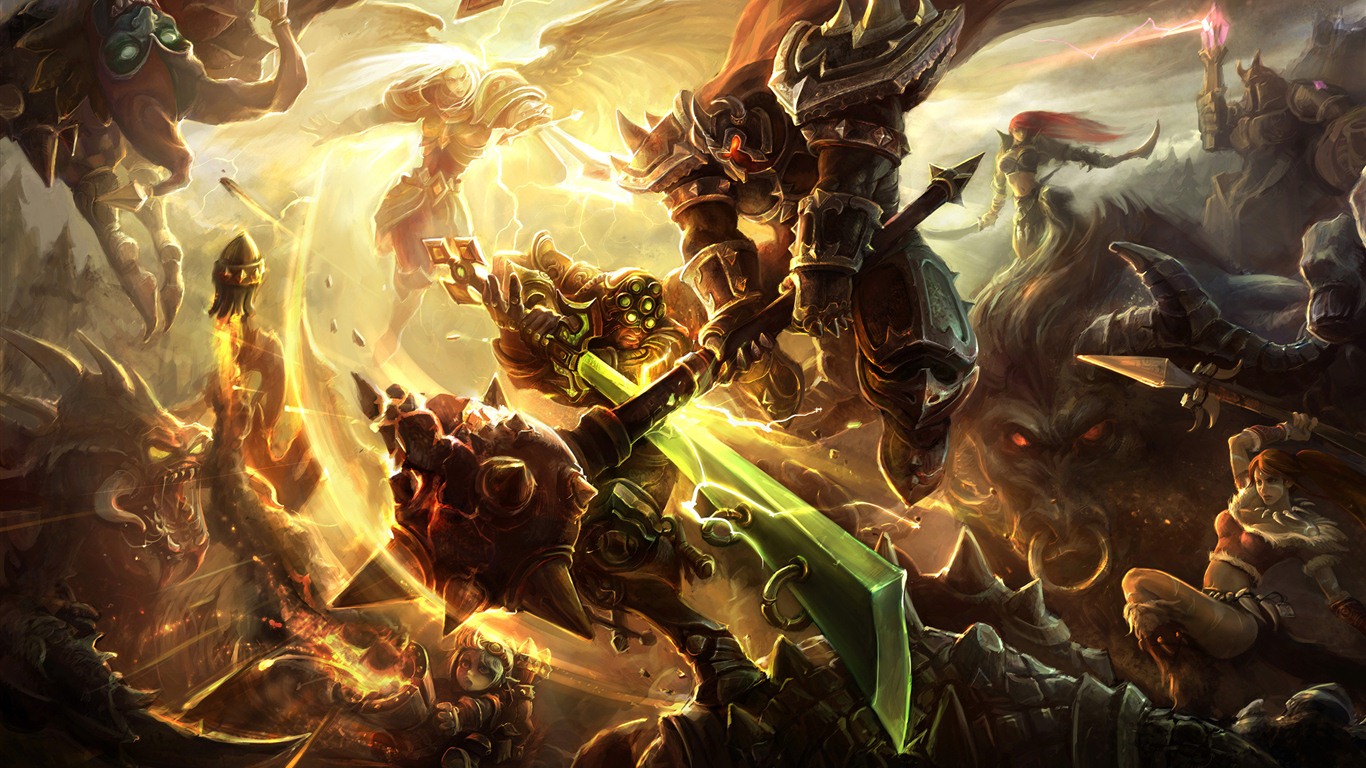League of Legends hry HD wallpapers #7 - 1366x768