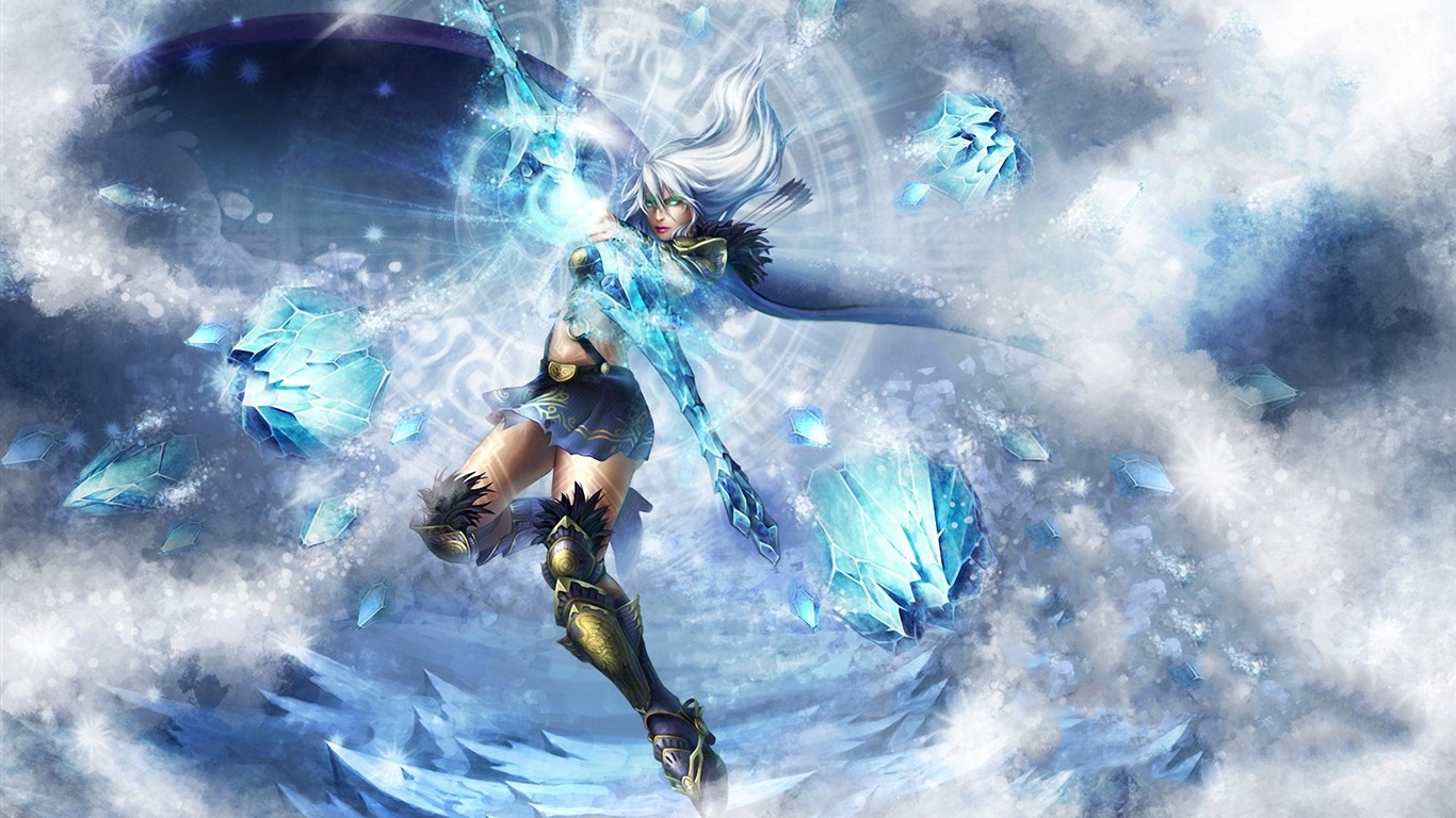 League of Legends schönes Mädchen Wallpaper #14 - 1366x768