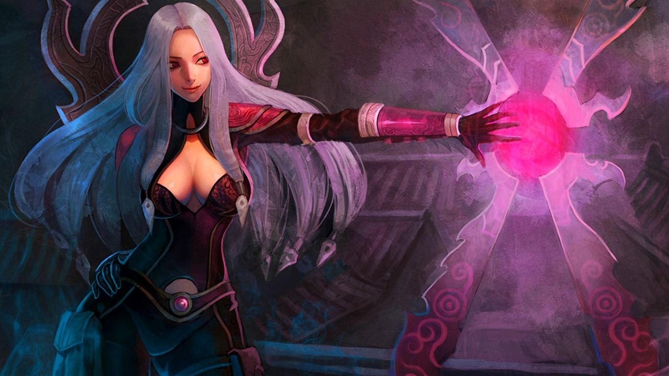 League of Legends 英雄联盟美女壁纸22 - 1366x768