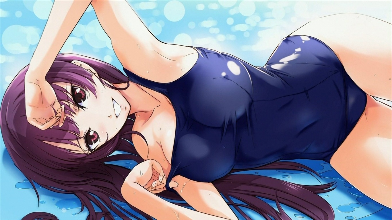 Beautiful anime girls HD Wallpapers (2) #20 - 1366x768