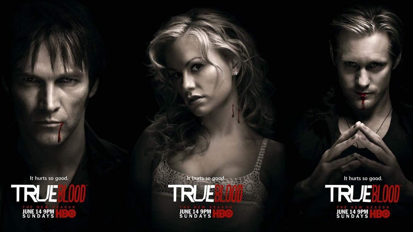 True Blood TV Series HD wallpapers #5 - 1366x768