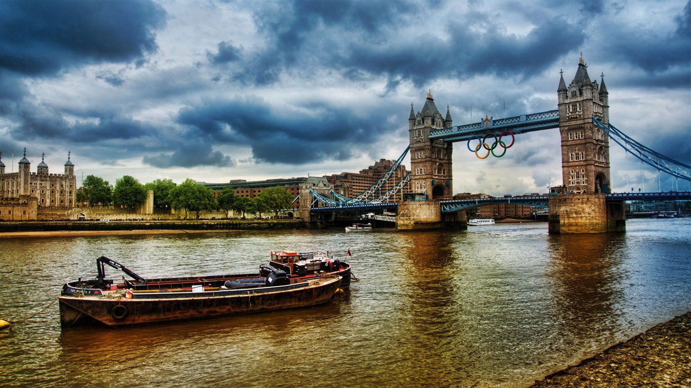 London 2012 Olympics theme wallpapers (1) #26 - 1366x768
