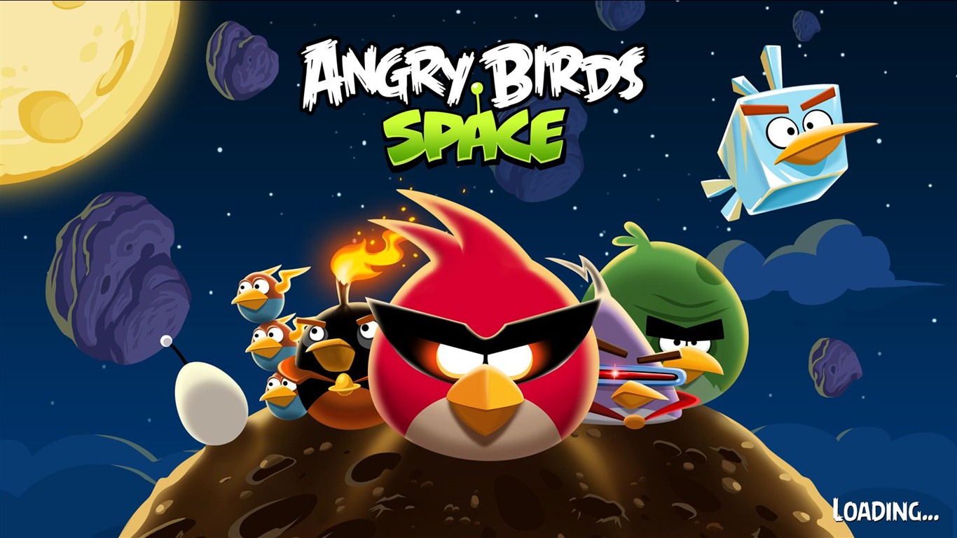 Angry Birds hra na plochu #1 - 1366x768