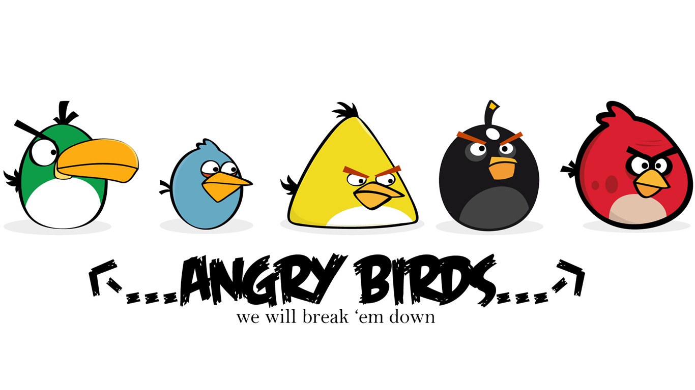 Angry Birds game wallpapers #2 - 1366x768