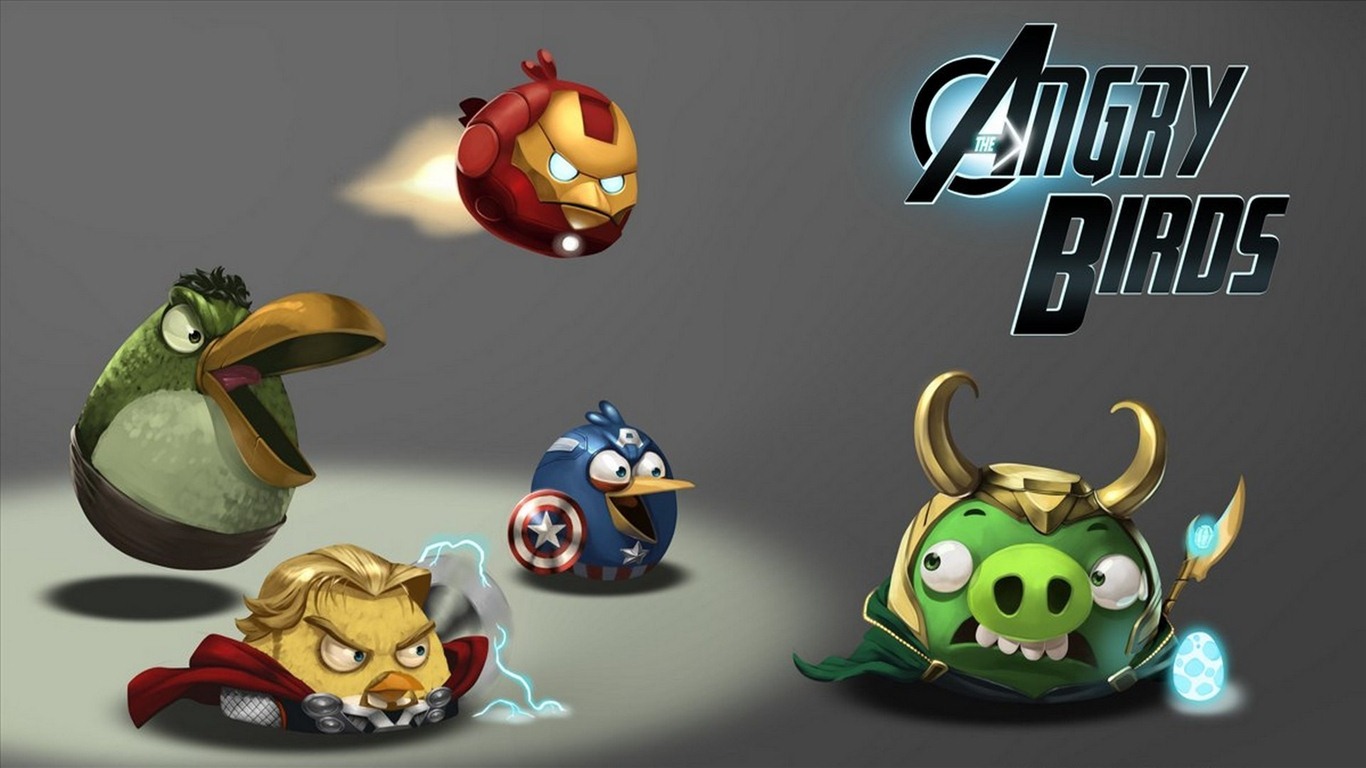 Angry Birds Game Wallpapers #8 - 1366x768