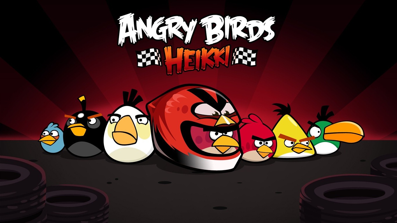 Angry Birds fonds d'écran de jeux #9 - 1366x768
