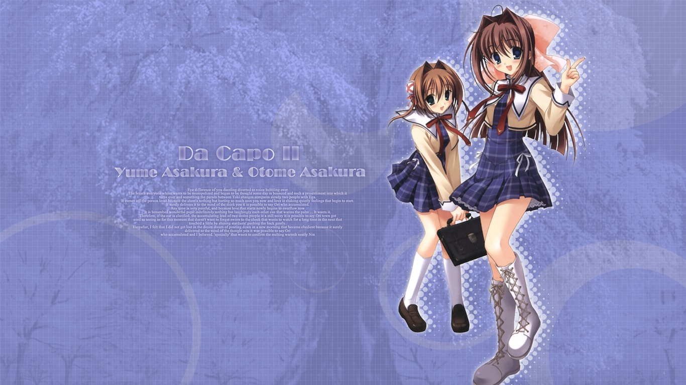 D.C. Dívčí Symphony HD anime Tapety na plochu #11 - 1366x768