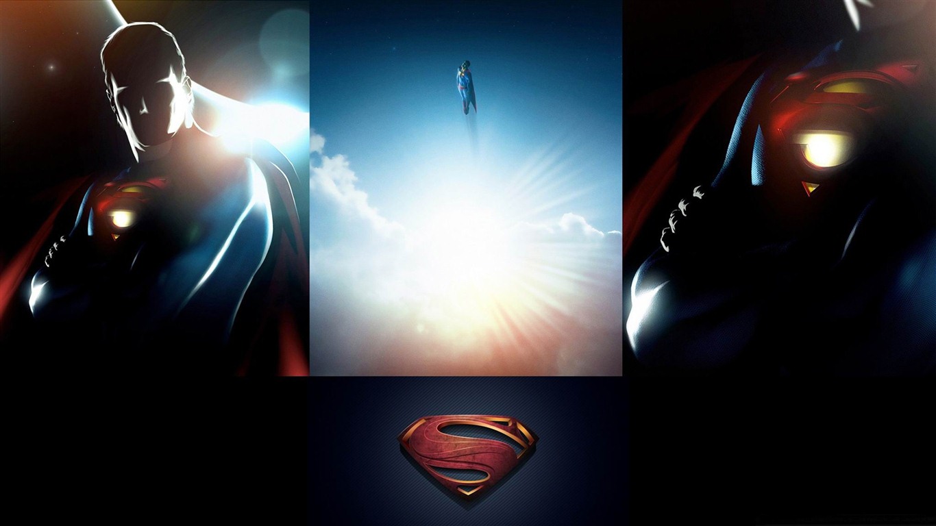 Супермен: Человек из стали обои HD #9 - 1366x768