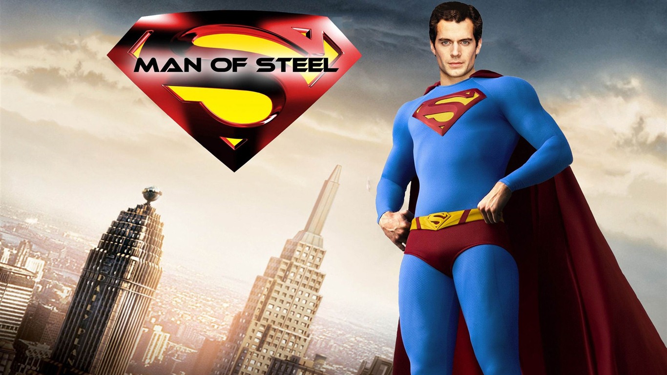 Супермен: Человек из стали обои HD #10 - 1366x768