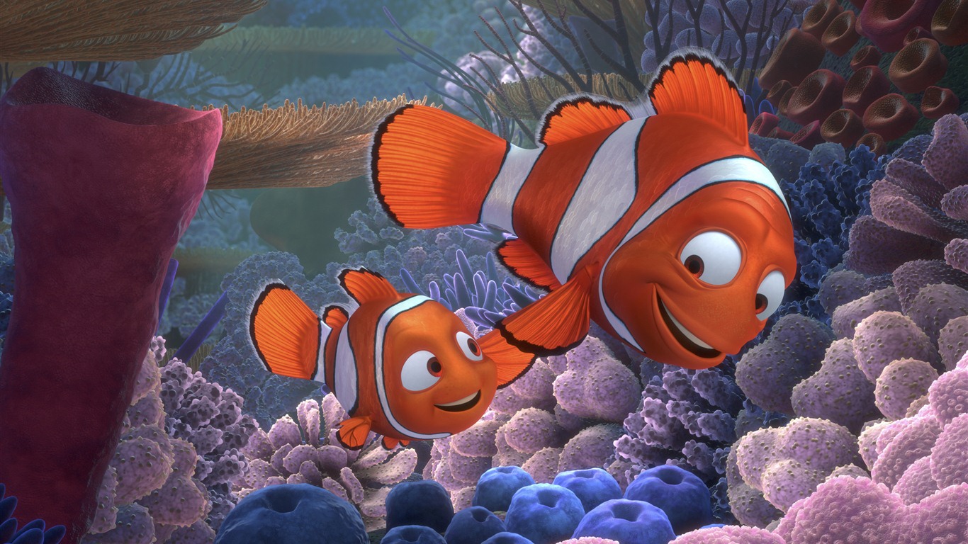 Hledá se Nemo 3D 2012 HD tapety na plochu #11 - 1366x768
