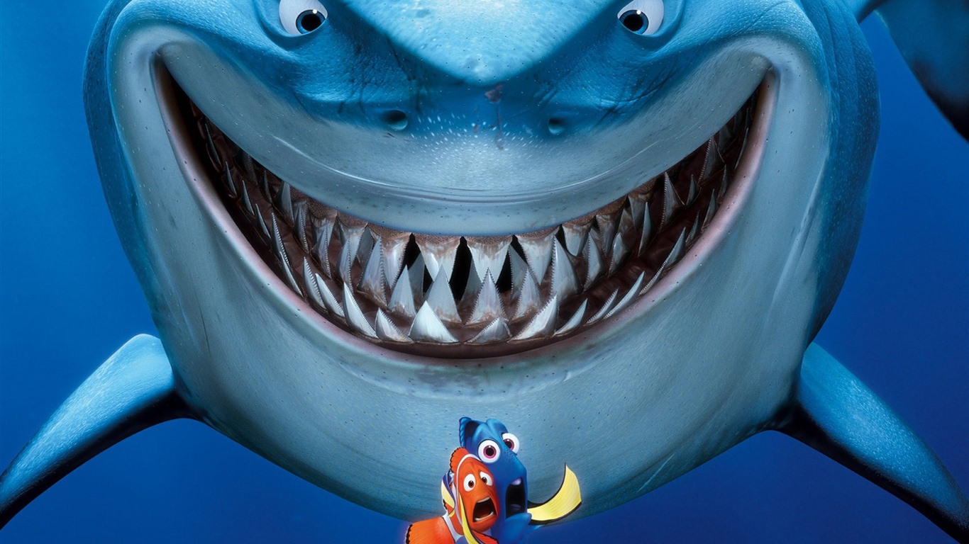 Buscando a Nemo 3D 2012 HD fondos de pantalla #13 - 1366x768