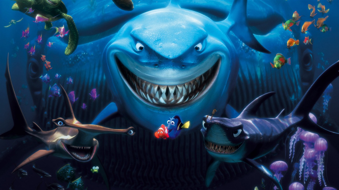 Finding Nemo 3D 海底总动员 3D 2012高清壁纸15 - 1366x768