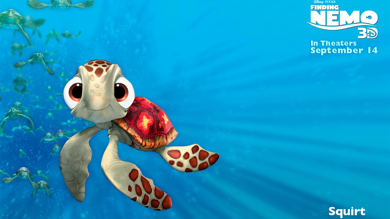 Buscando a Nemo 3D 2012 HD fondos de pantalla #21 - 1366x768
