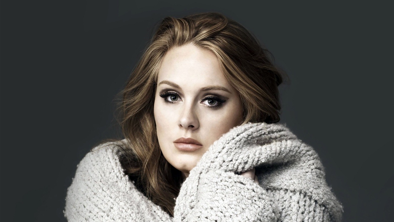 Adele Silva beaux fonds d'écran #10 - 1366x768