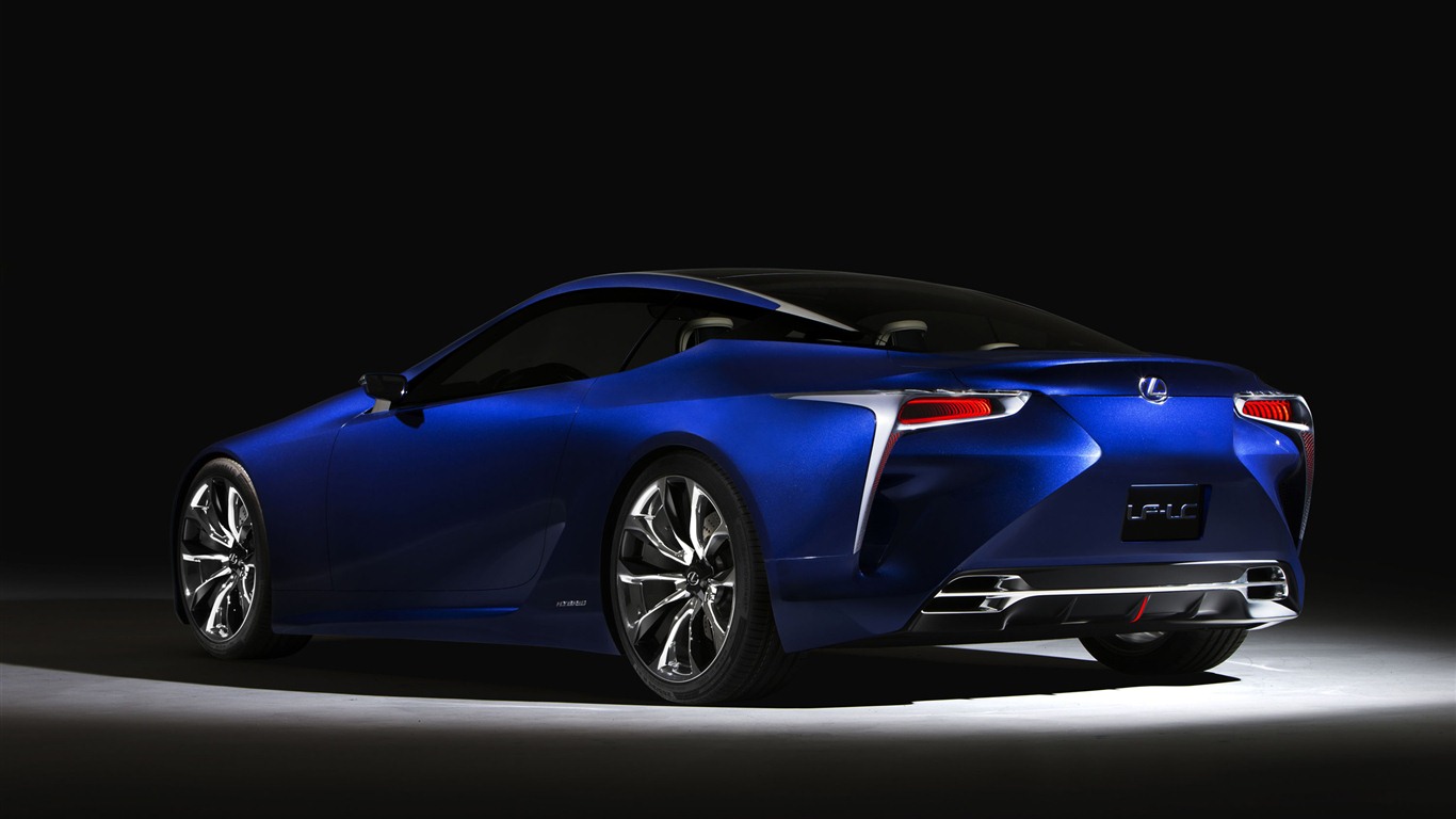 2012 Lexus LF-LC синий концепцию HD обои #9 - 1366x768