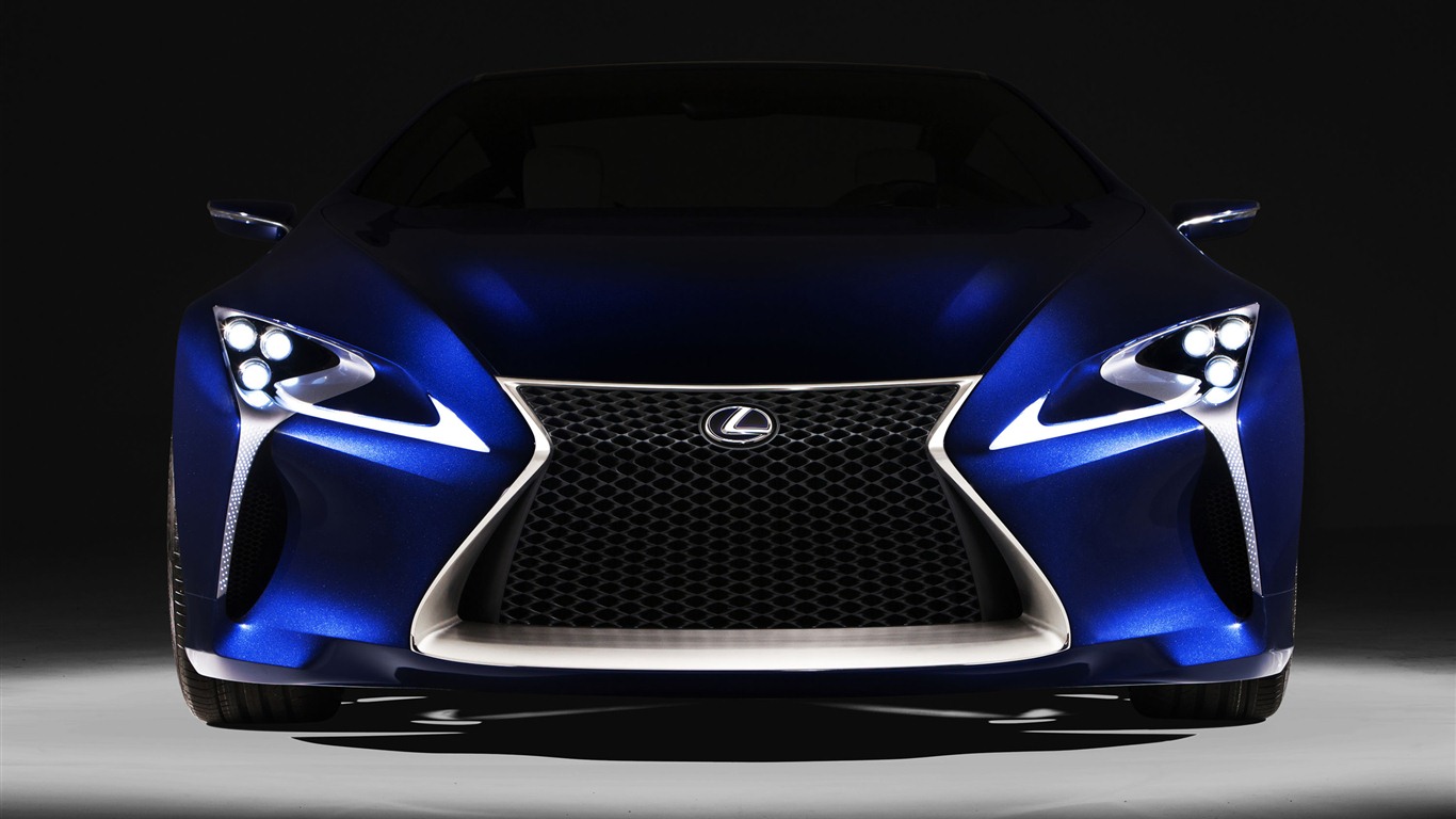 2012 Lexus LF-LC синий концепцию HD обои #10 - 1366x768