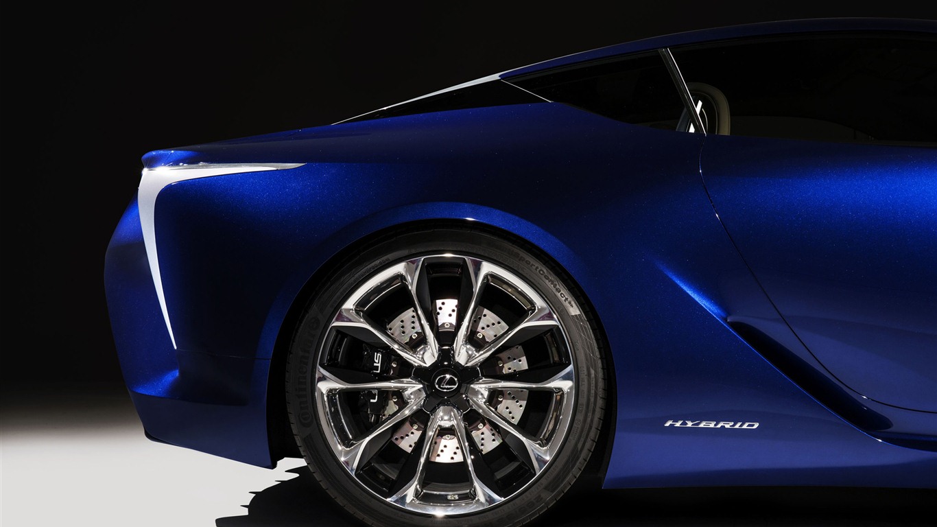 2012 Lexus LF-LC Blue concept 雷克薩斯 藍色概念車 高清壁紙 #12 - 1366x768