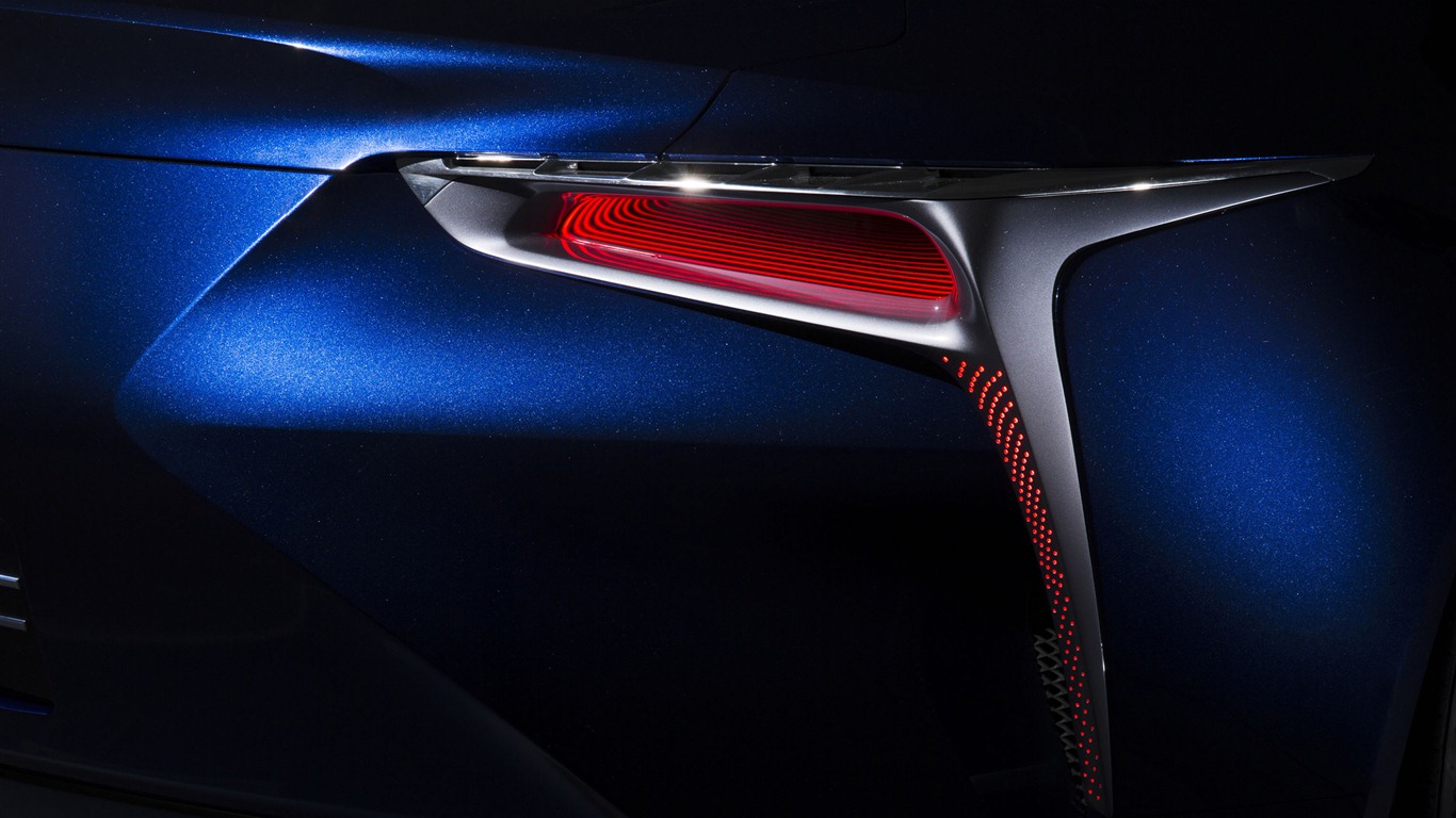 2012 Lexus LF-LC синий концепцию HD обои #13 - 1366x768