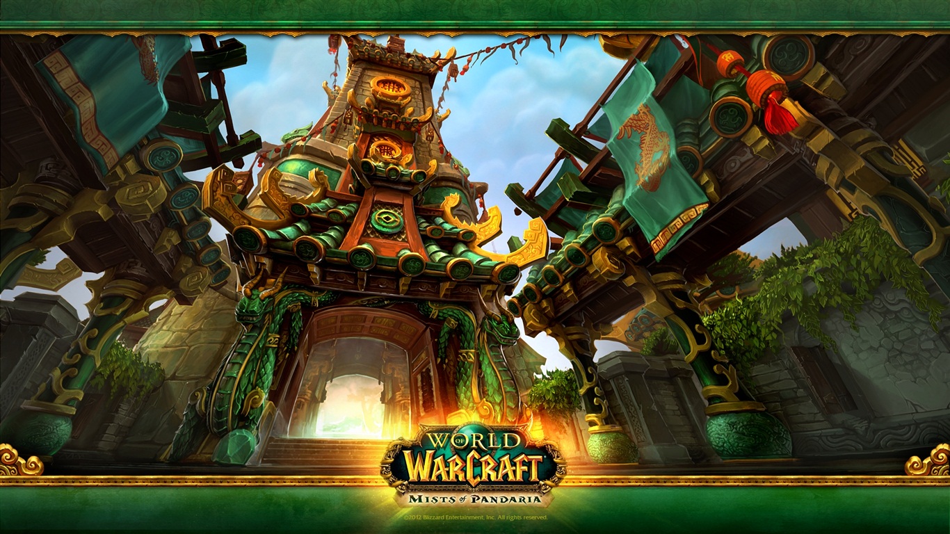 World of Warcraft: Mists of Pandaria fonds d'écran HD #6 - 1366x768