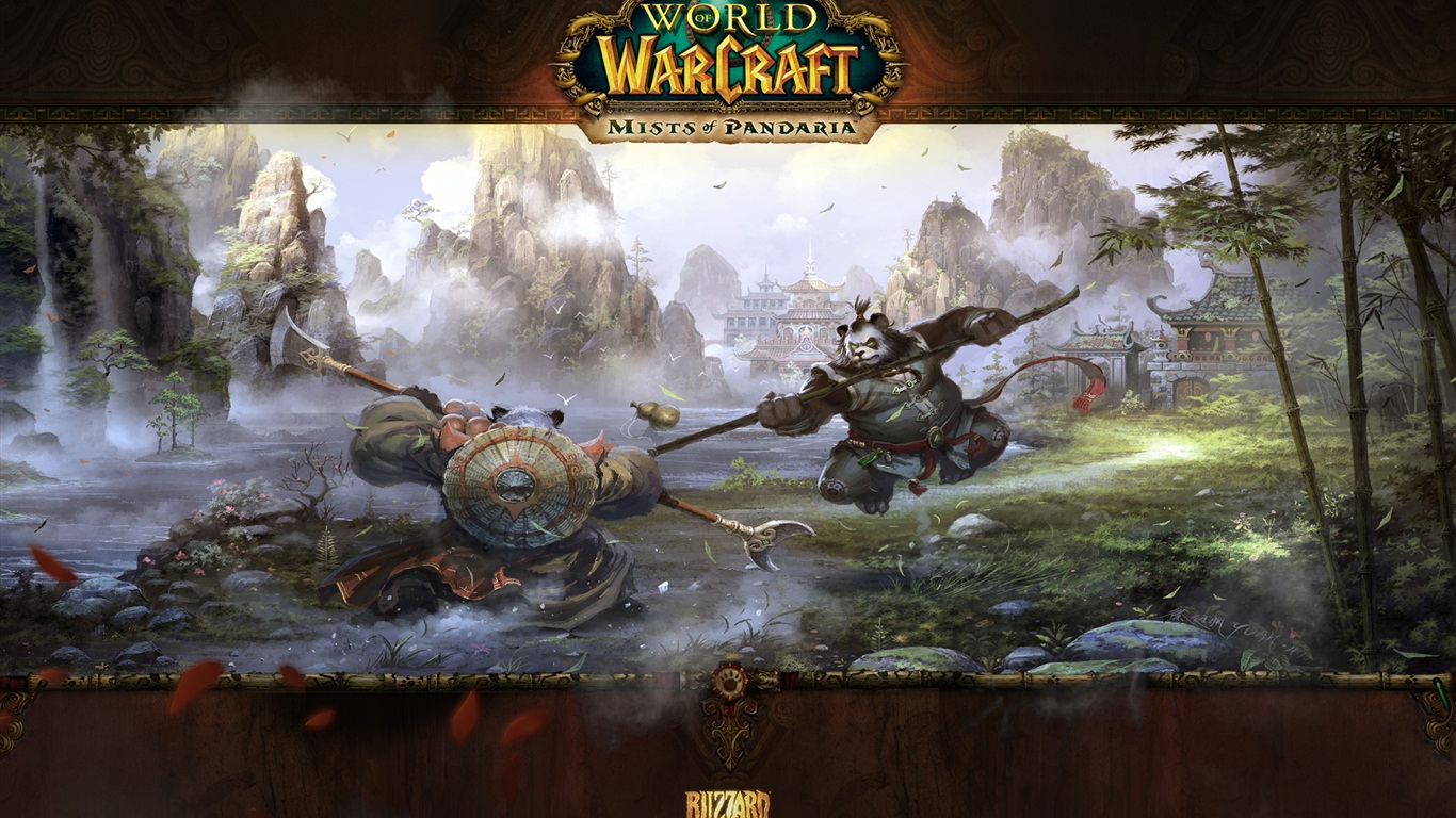 World of Warcraft: Mists of Pandaria fonds d'écran HD #8 - 1366x768