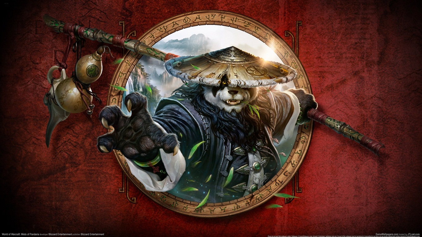 World of Warcraft: Mists of Pandaria fonds d'écran HD #13 - 1366x768
