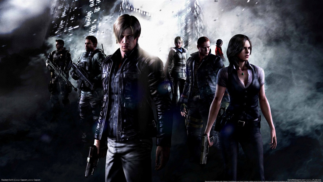 Resident Evil 6 fonds d'écran de jeux HD #1 - 1366x768
