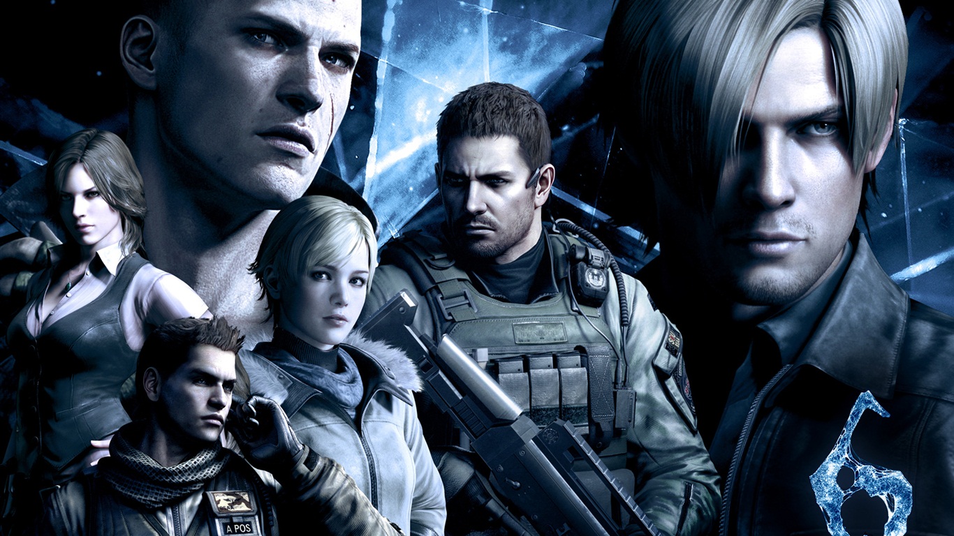 Resident Evil 6 обои HD игры #9 - 1366x768