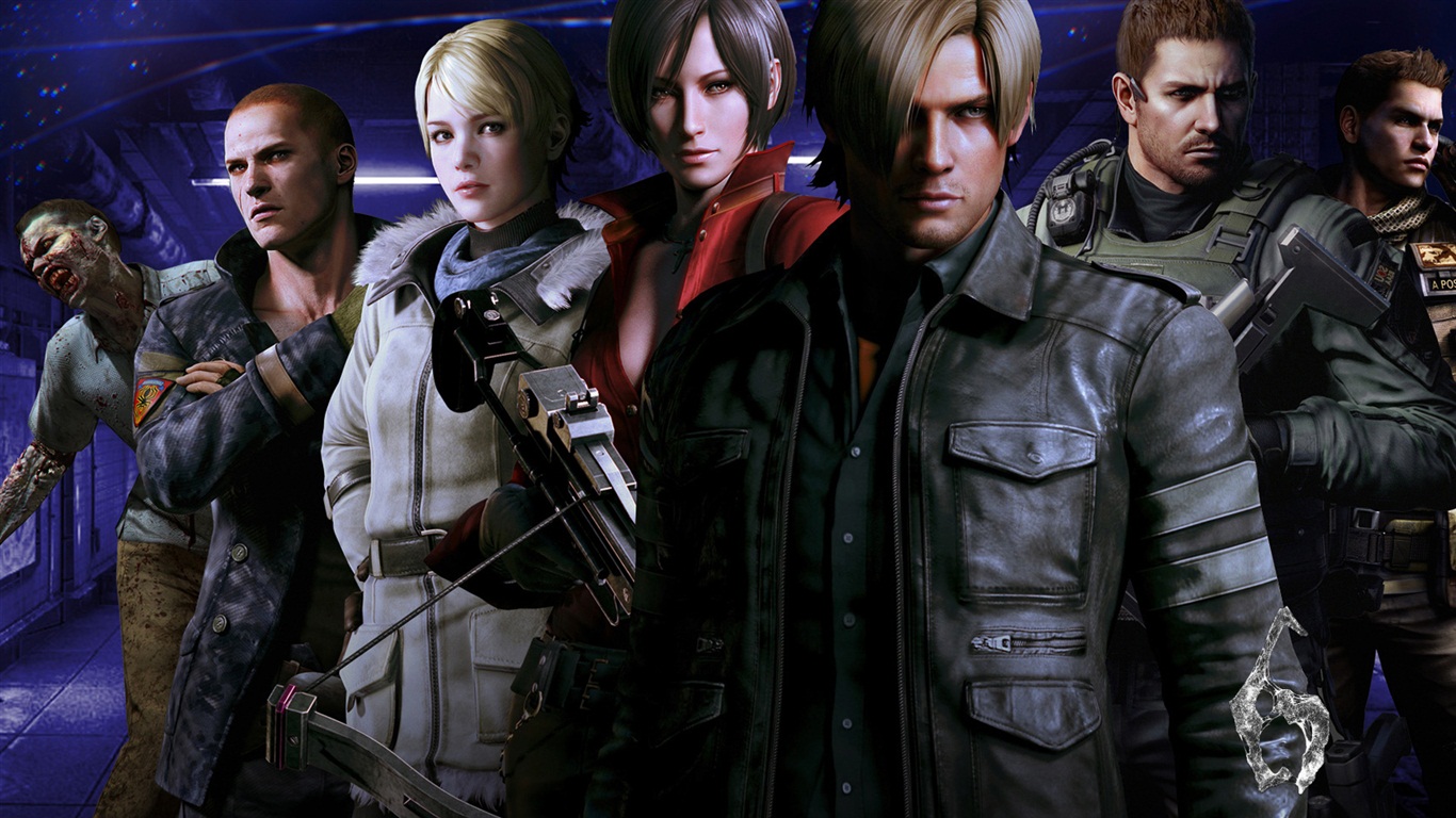 Resident Evil 6 обои HD игры #10 - 1366x768