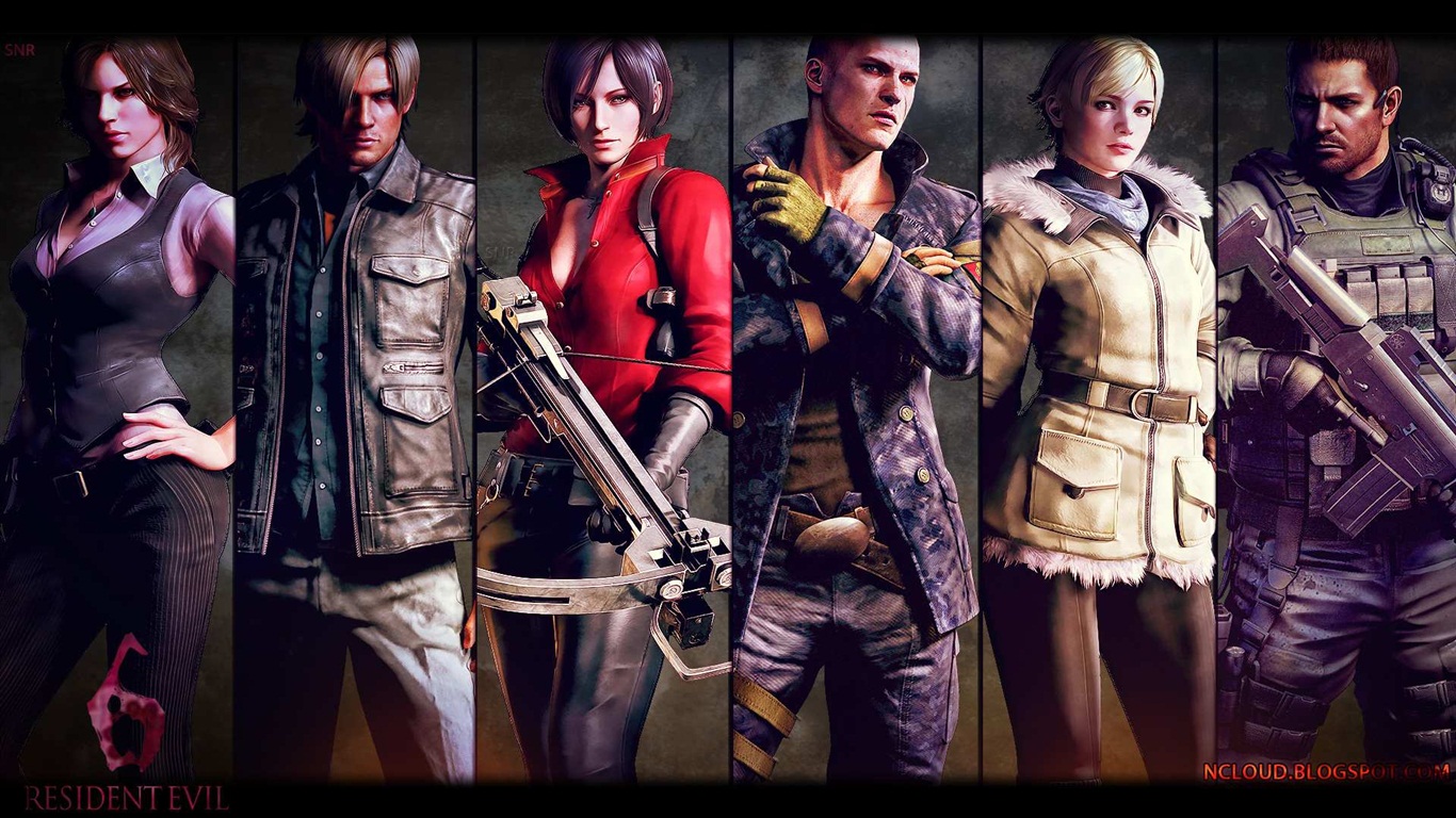 Resident Evil 6 fonds d'écran de jeux HD #11 - 1366x768