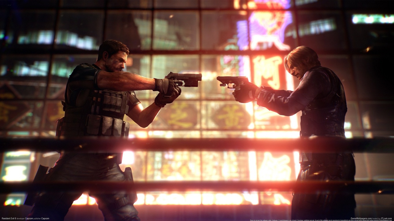 Resident Evil 6 HD game wallpapers #16 - 1366x768