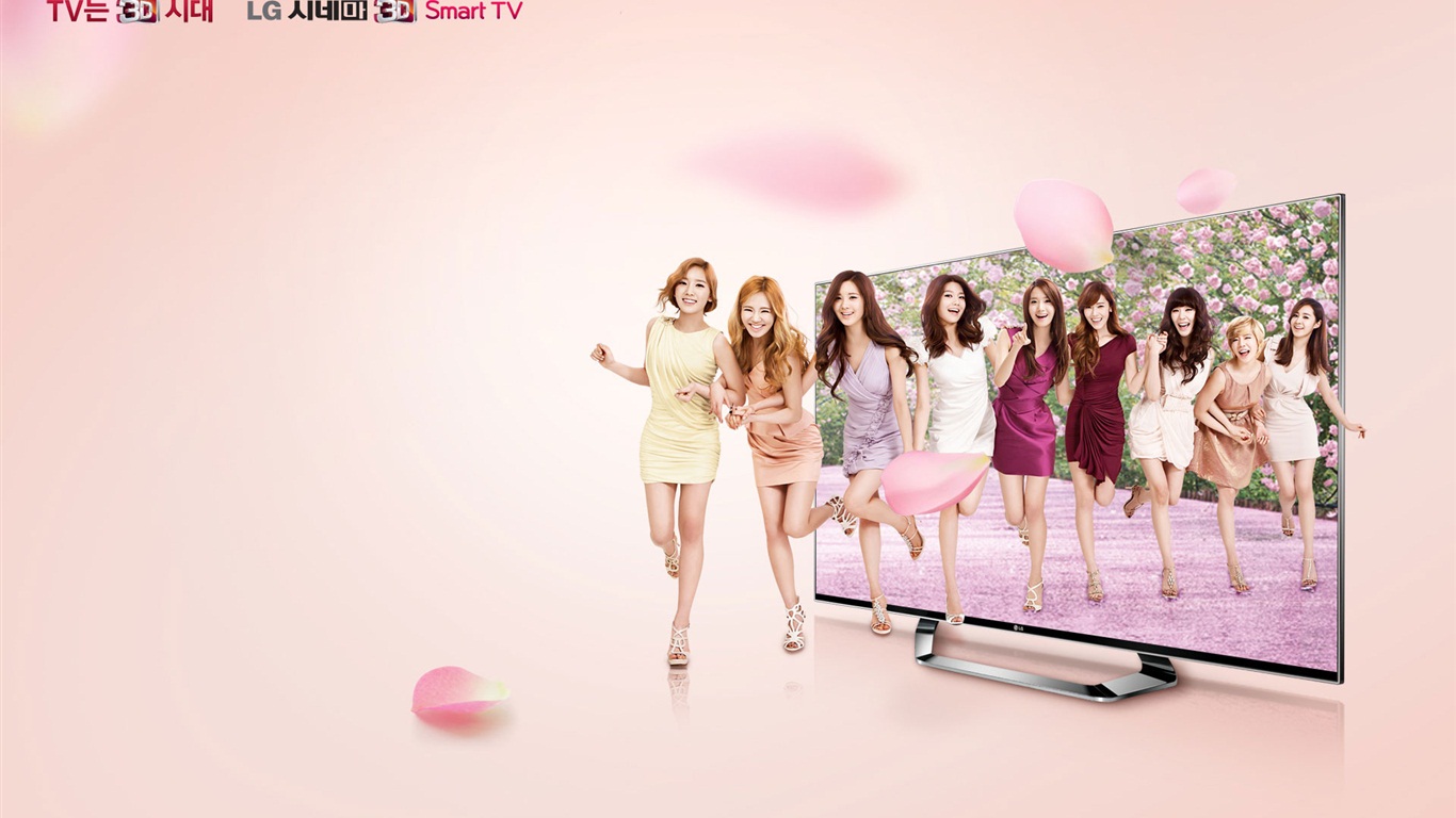 Girls Generation ACE und LG Vermerke Anzeigen HD Wallpaper #11 - 1366x768