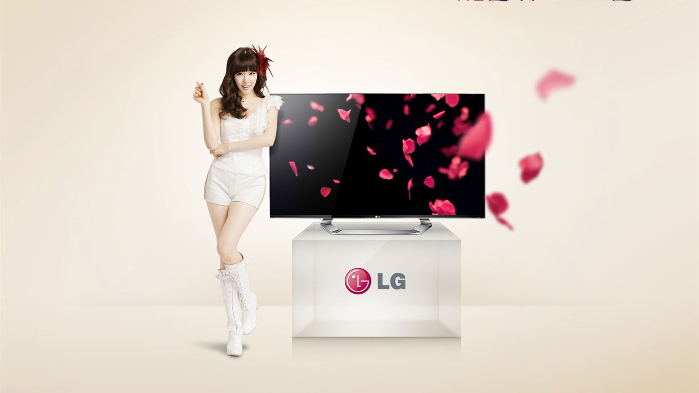 Girls Generation ACE und LG Vermerke Anzeigen HD Wallpaper #15 - 1366x768