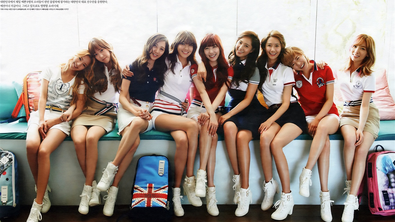 Girls Generation nejnovější HD Tapety Kolekce #1 - 1366x768