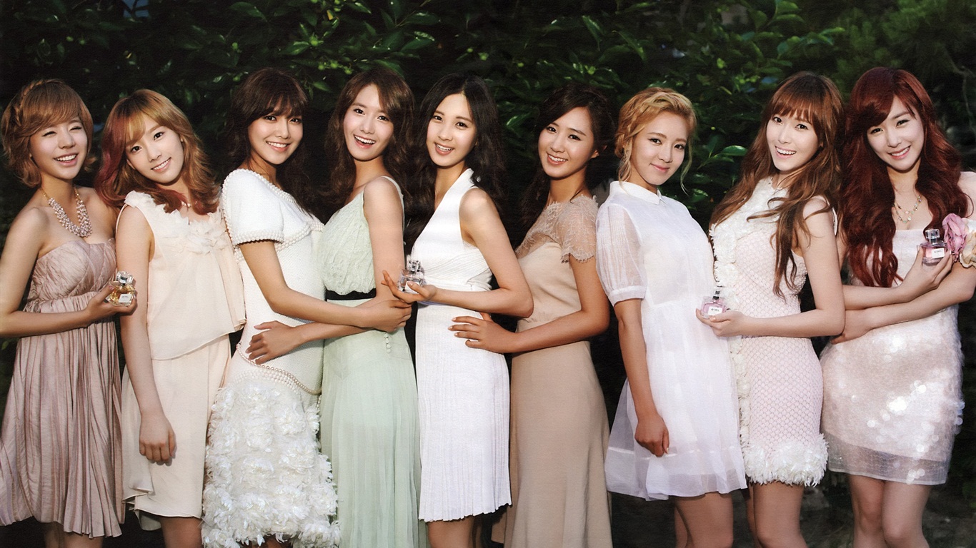 Girls Generation nejnovější HD Tapety Kolekce #2 - 1366x768