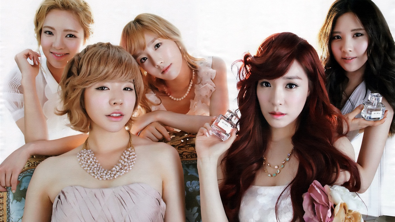 Girls Generation nejnovější HD Tapety Kolekce #4 - 1366x768