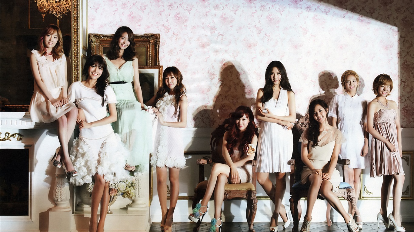 Girls Generation latest HD wallpapers collection #5 - 1366x768