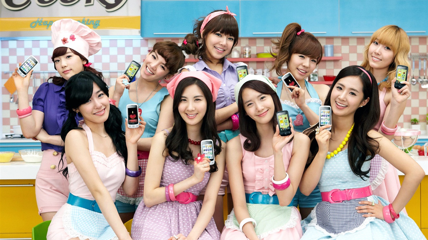 Girls Generation latest HD wallpapers collection #15 - 1366x768