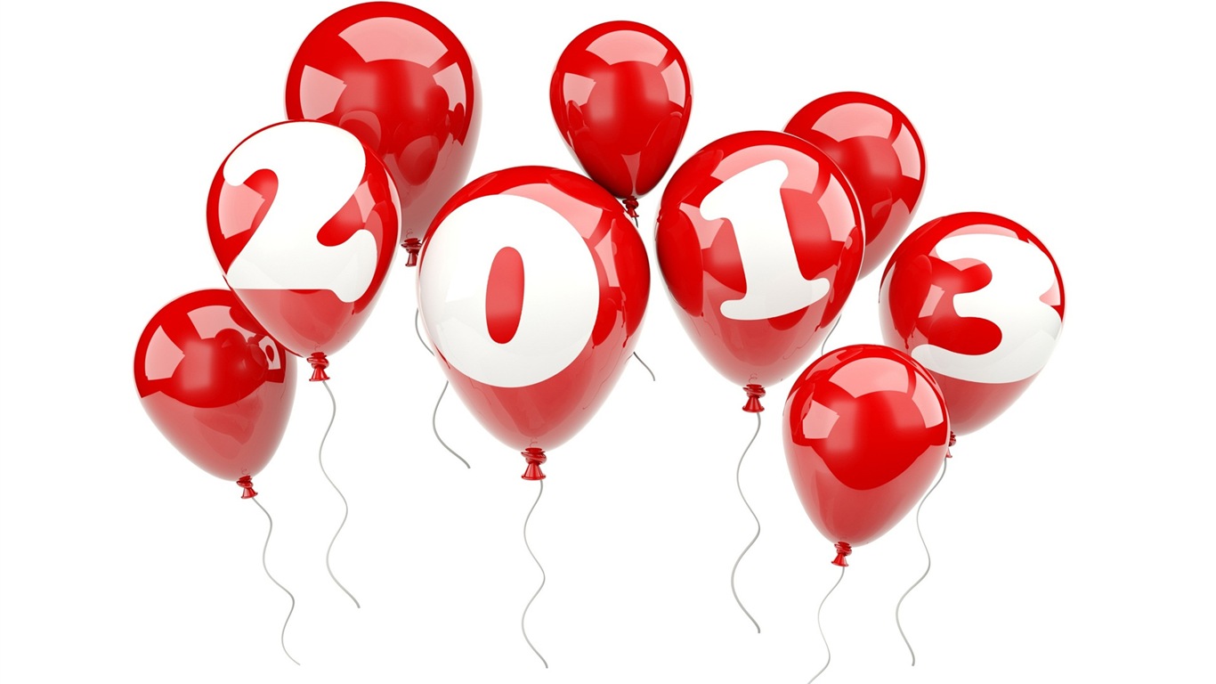 2013 Happy New Year HD обои #3 - 1366x768