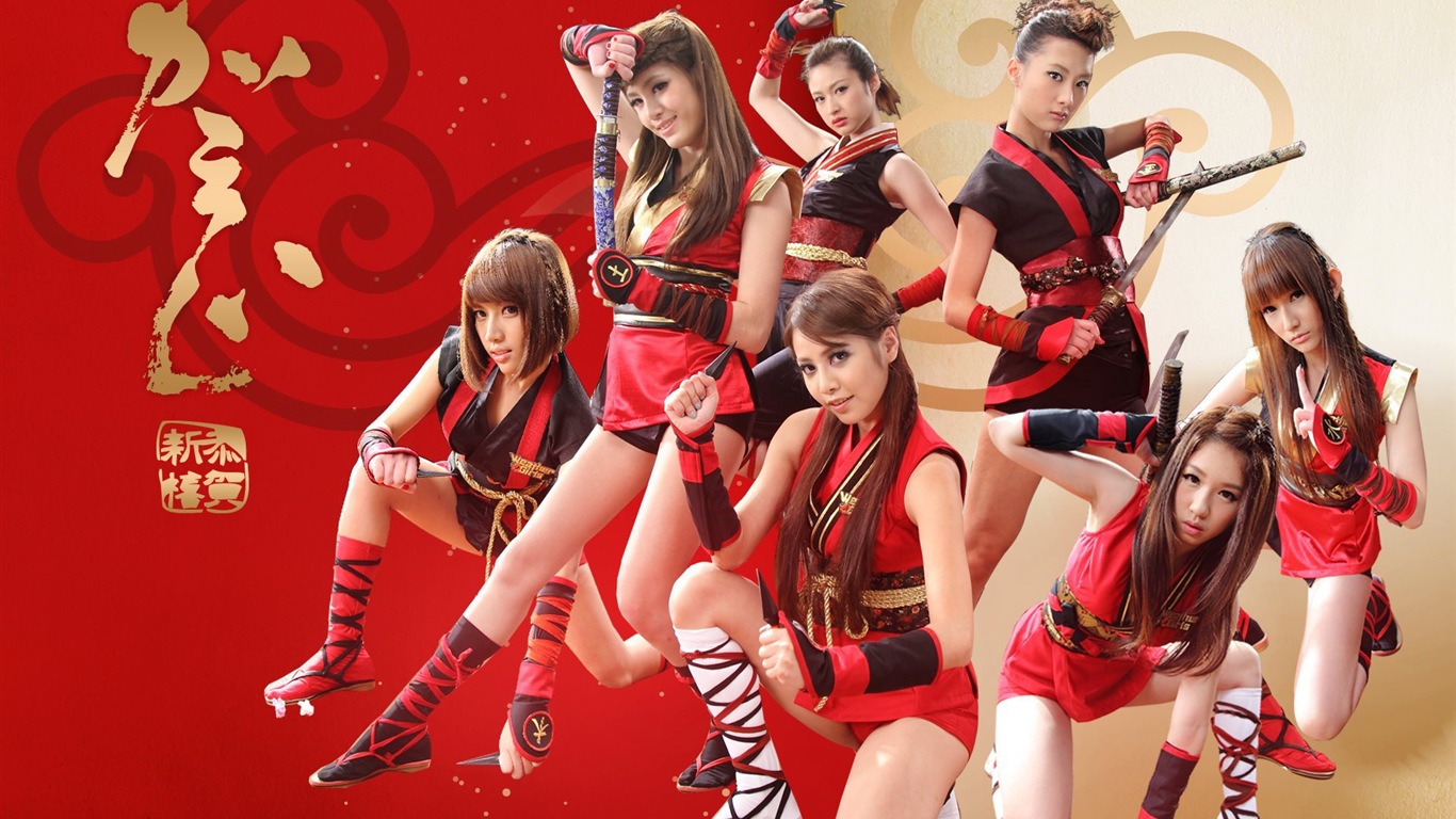 Weather Girls 天氣女孩 高清壁紙 #2 - 1366x768