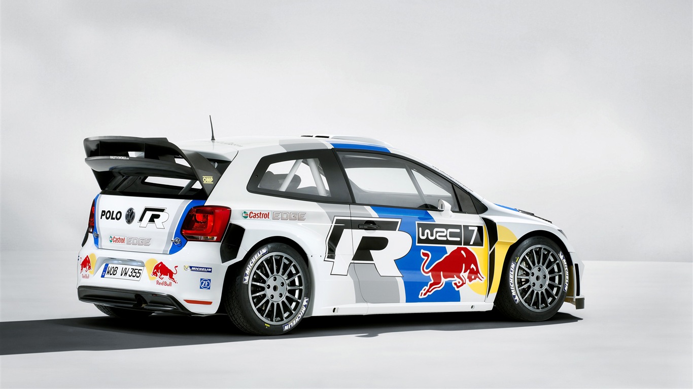 2013年フォルクスワーゲンポロR WRCのHDの壁紙 #3 - 1366x768
