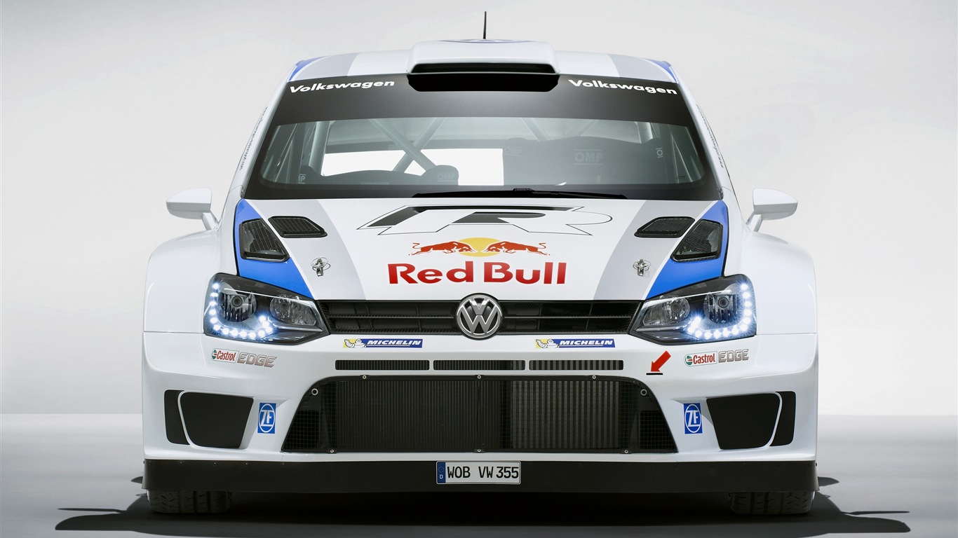 2013年フォルクスワーゲンポロR WRCのHDの壁紙 #4 - 1366x768