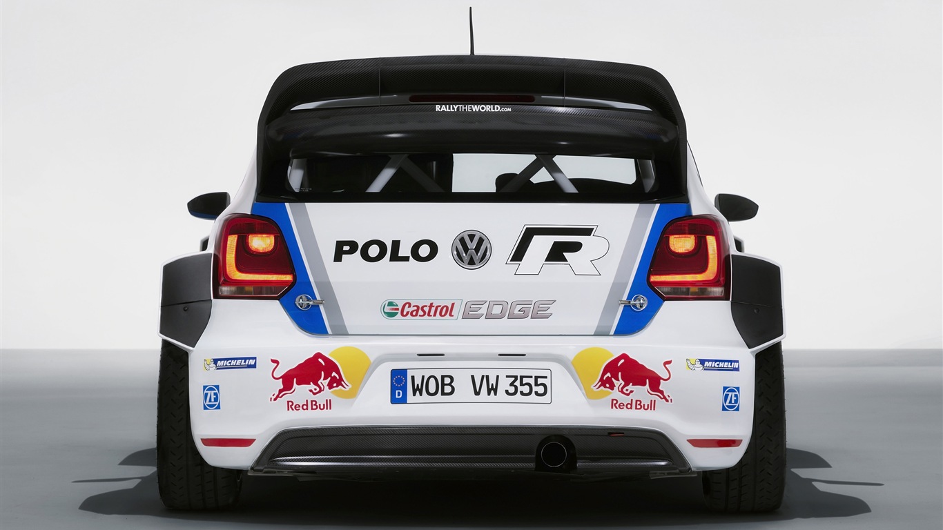 2013年フォルクスワーゲンポロR WRCのHDの壁紙 #6 - 1366x768