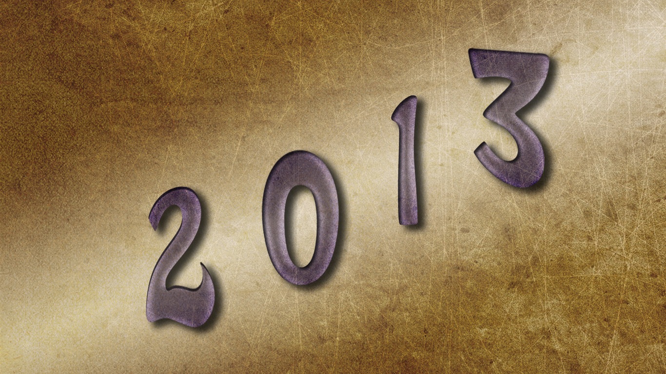 2013 새해 테마 창작 배경 화면 (2) #8 - 1366x768