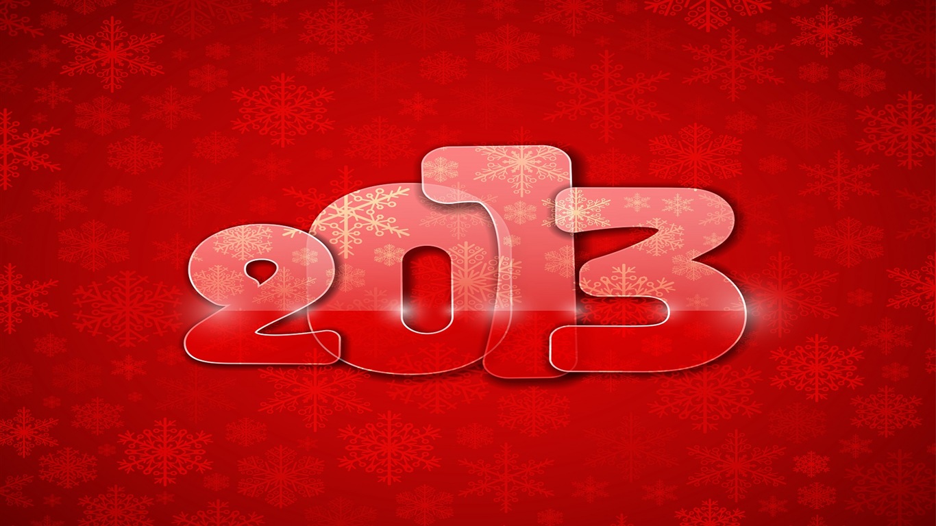 2013 새해 테마 창작 배경 화면 (2) #10 - 1366x768