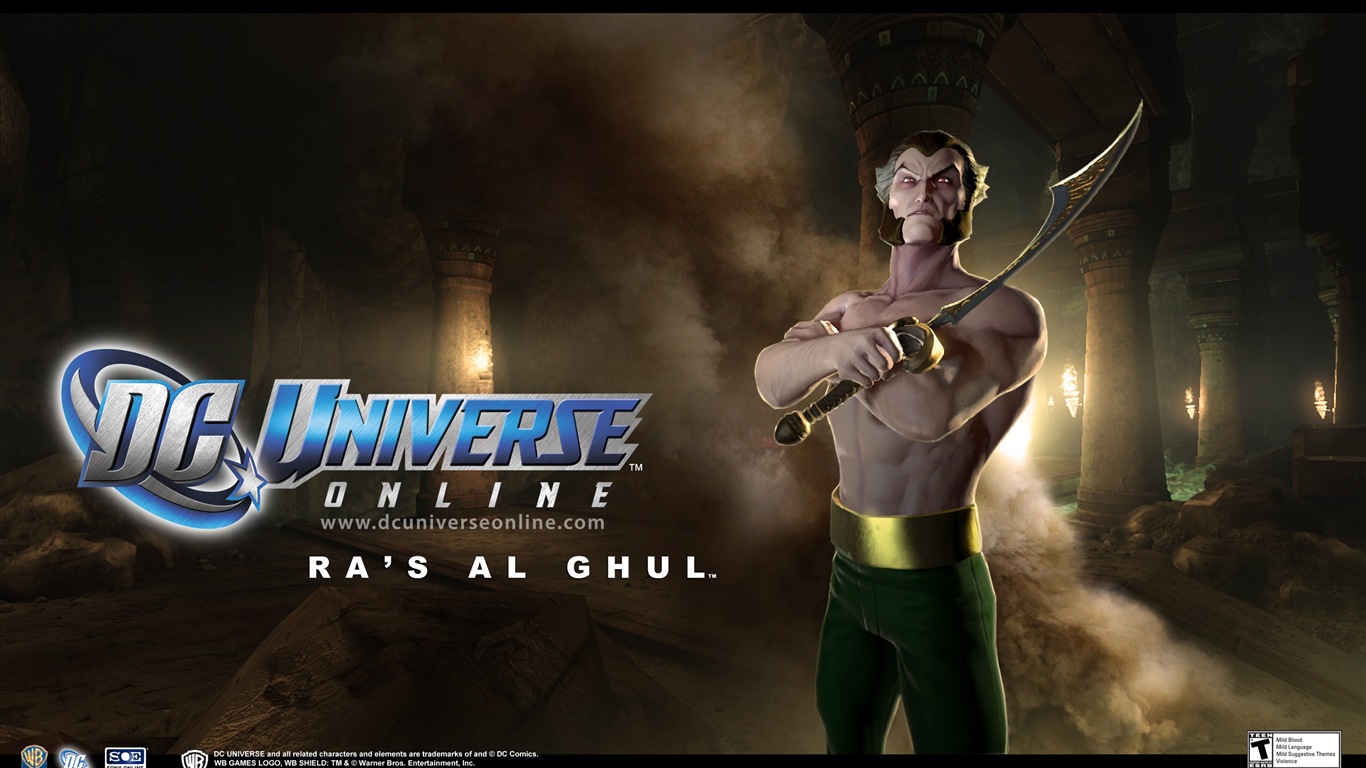 DC Universe Online HD game wallpapers #8 - 1366x768