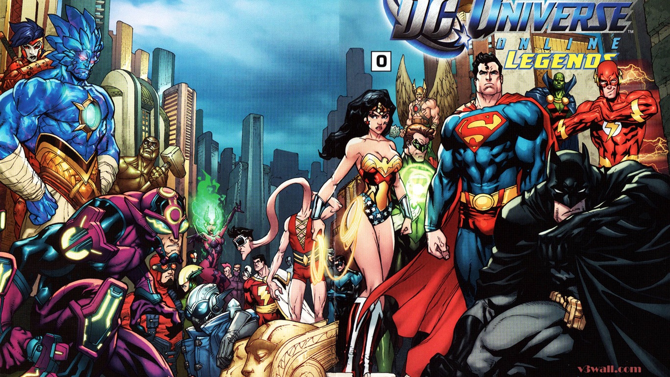 DC Universe Online HD game wallpapers #24 - 1366x768