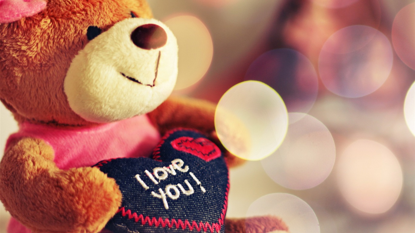 Warm and romantic Valentine's Day HD wallpapers #14 - 1366x768