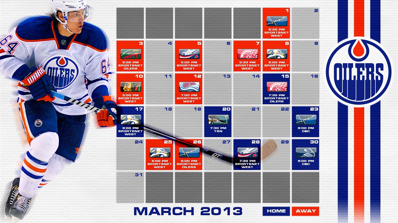 March 2013 calendar wallpaper (1) #2 - 1366x768