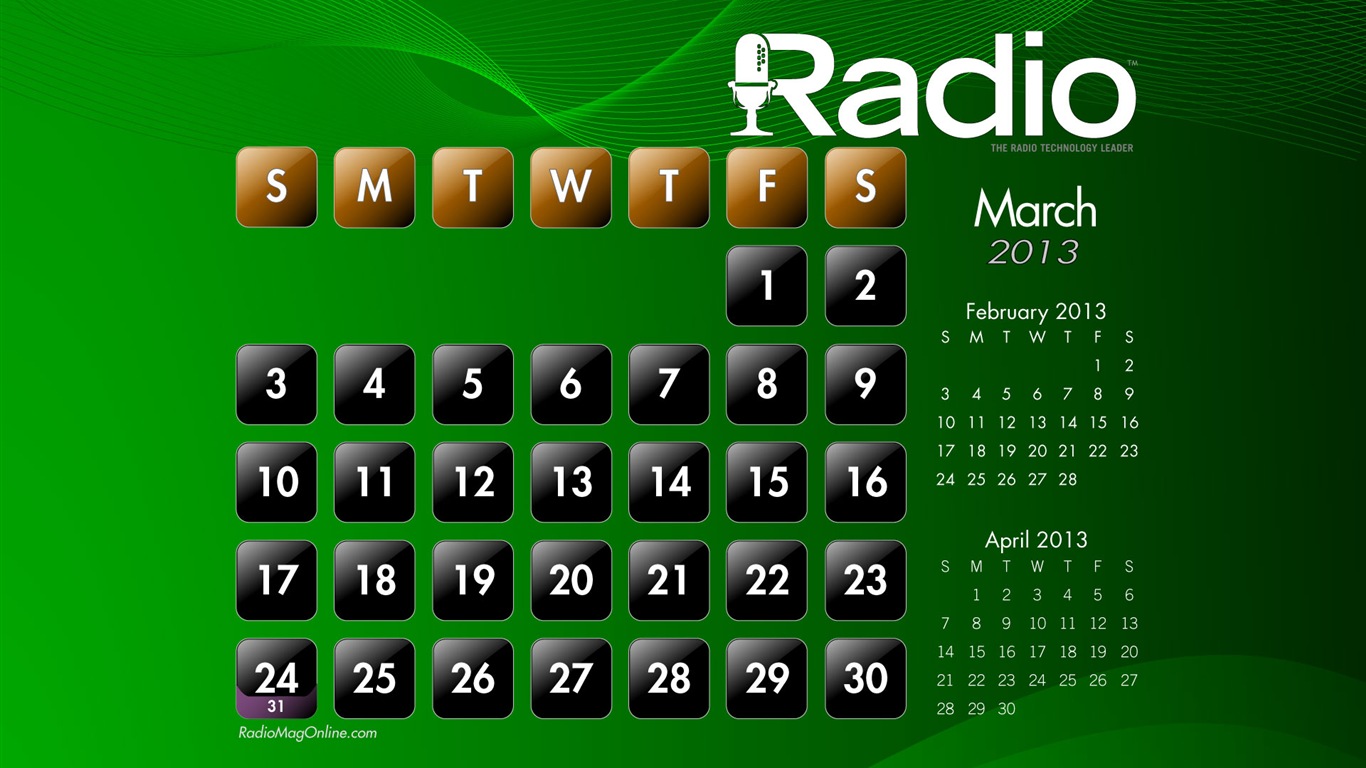 03 2013 pantalla de calendario (1) #7 - 1366x768