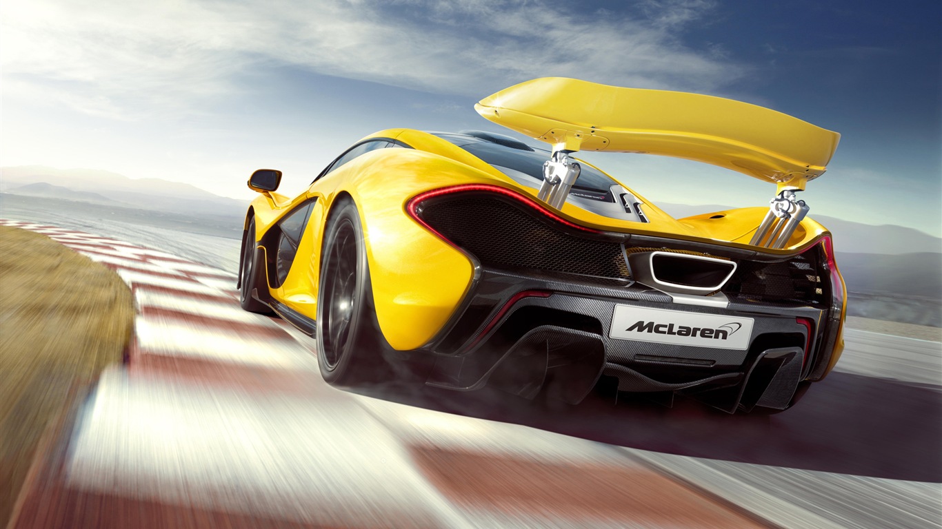 2013 McLaren P1 supercar HD fonds d'écran #13 - 1366x768